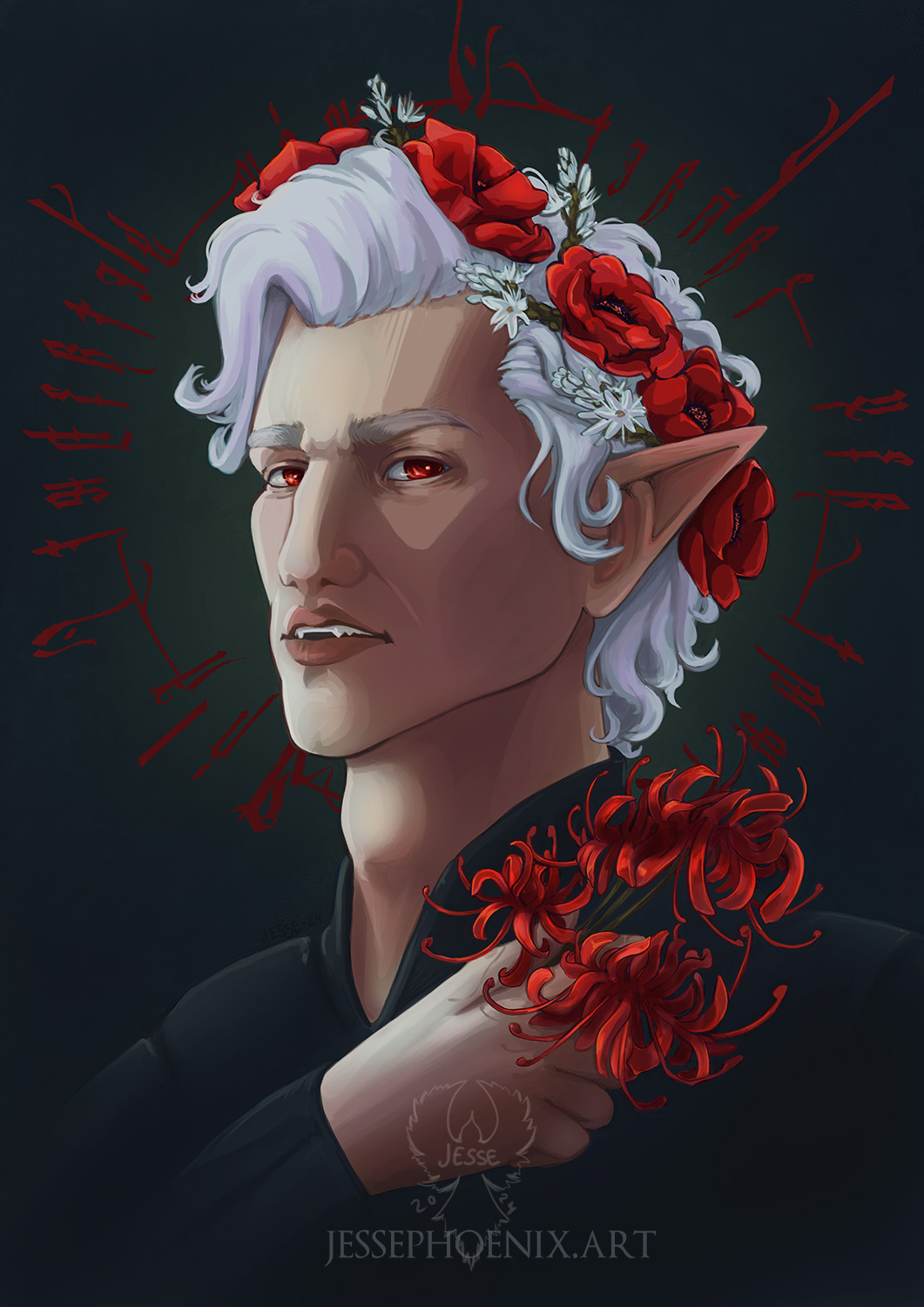 Astarion flower crown